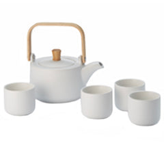 White Porcelain Tea Set, "Giuliano"