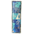 Packaged blue beverage bag featuring  blue and green leaves and words "Into the jungle."