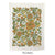 Towel with peonies, other flowers, and insects