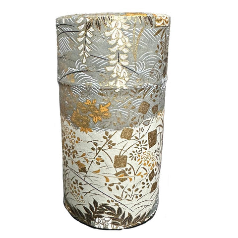 Japanese Washi Paper Tins: Gold Leaves