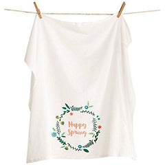 Happy Spring Tea Towel