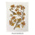 Towel with palm warblers and plum blossoms