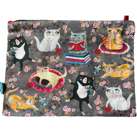 Canvas Zippered Pouches