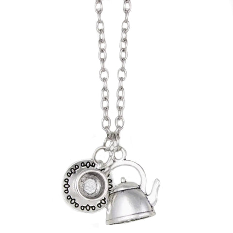 Teacup and Kettle Necklace