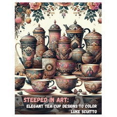 Steeped in Art: Teacup Coloring Book