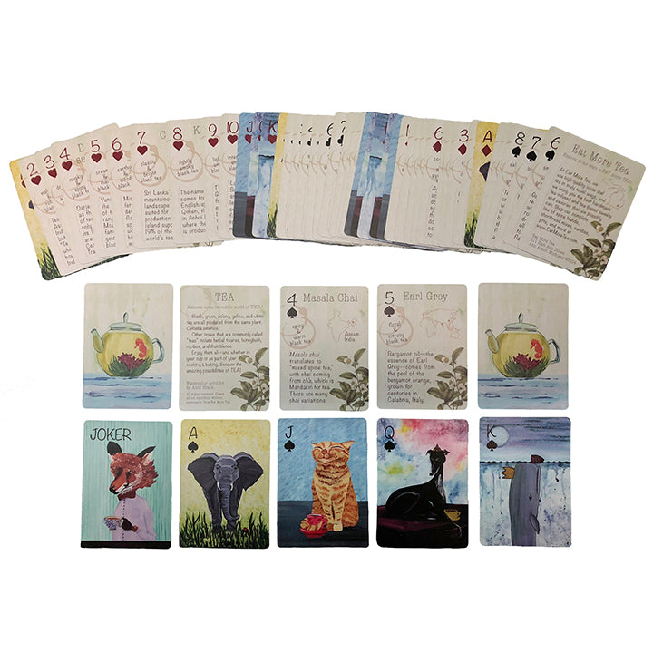 rare tea cards Tea Trivia Playing Cards