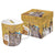 Mustard-yellow mug and a matching box featuring owls wearing botanical headpieces.